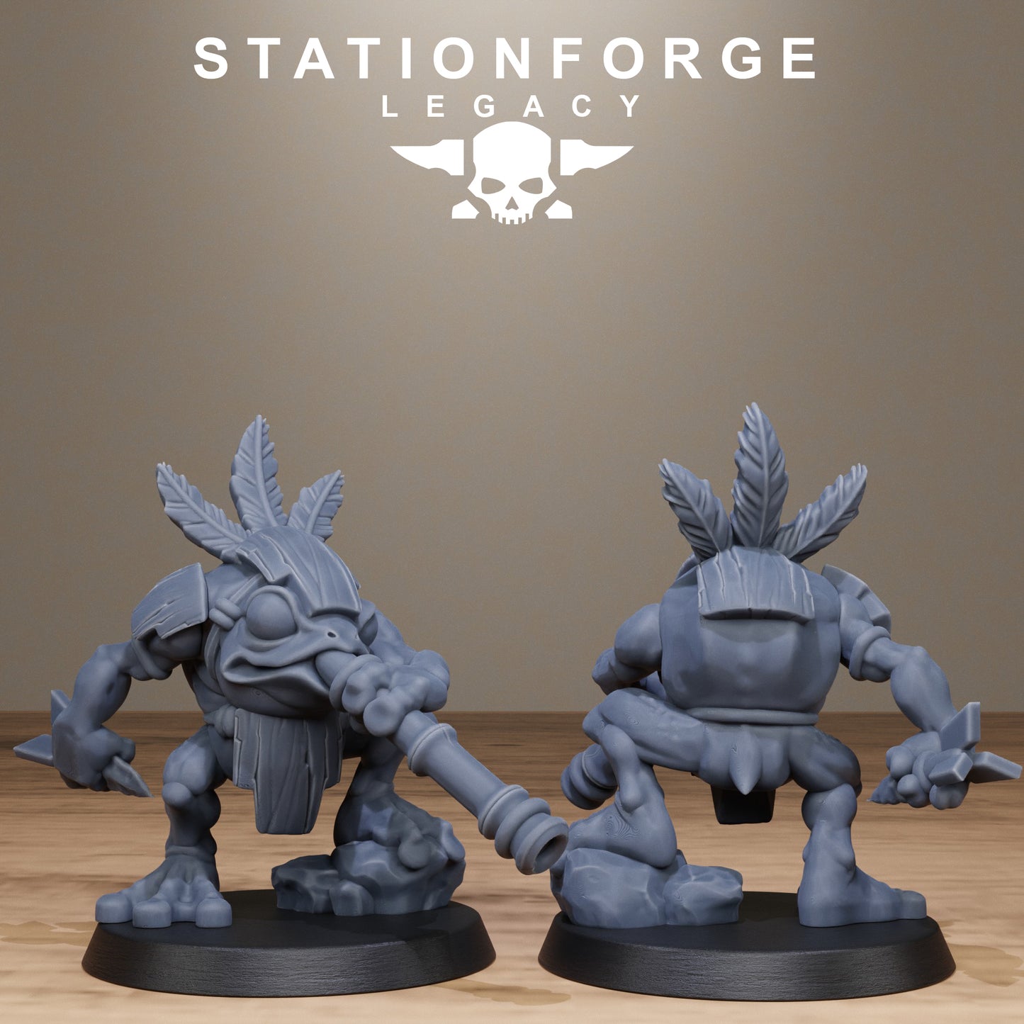3D Printed Bogkin Gobs by StationForge Miniatures