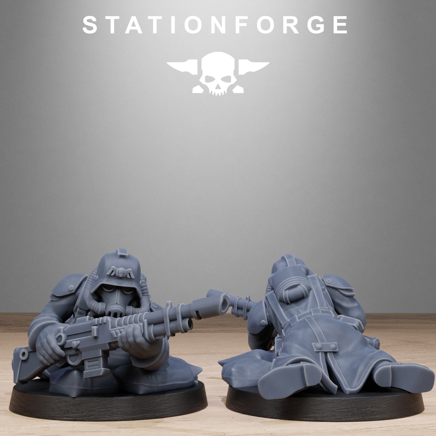 3D Printed GrimGuard Battlefront by StationForge Miniatures