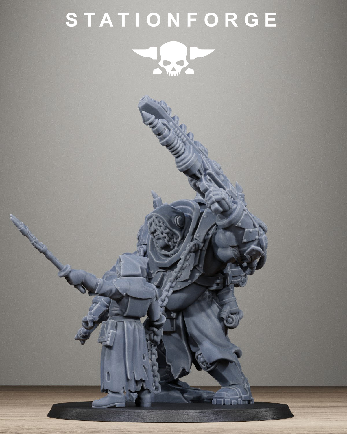 3D Printed Scavenger Beast Controllers x3 by StationForge Miniatures