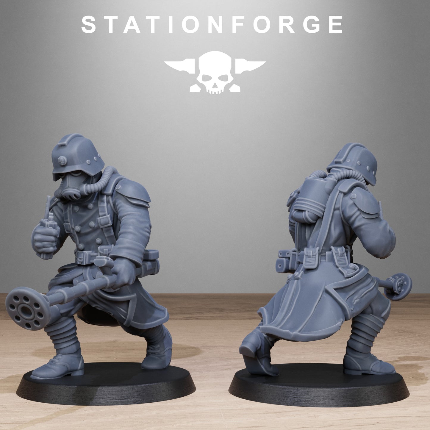 3D Printed Grimguard Radioactive Mutants by StationForge Miniatures