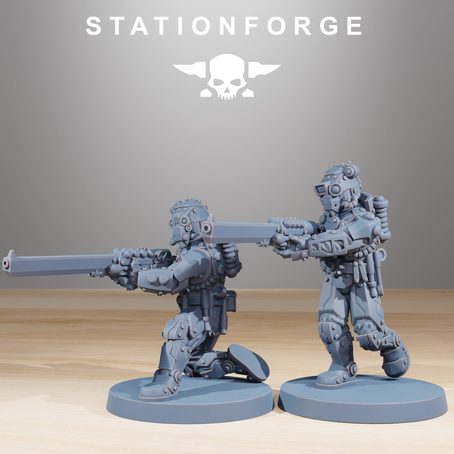 3D Printed Scavenger Security Patrol by StationForge Miniatures