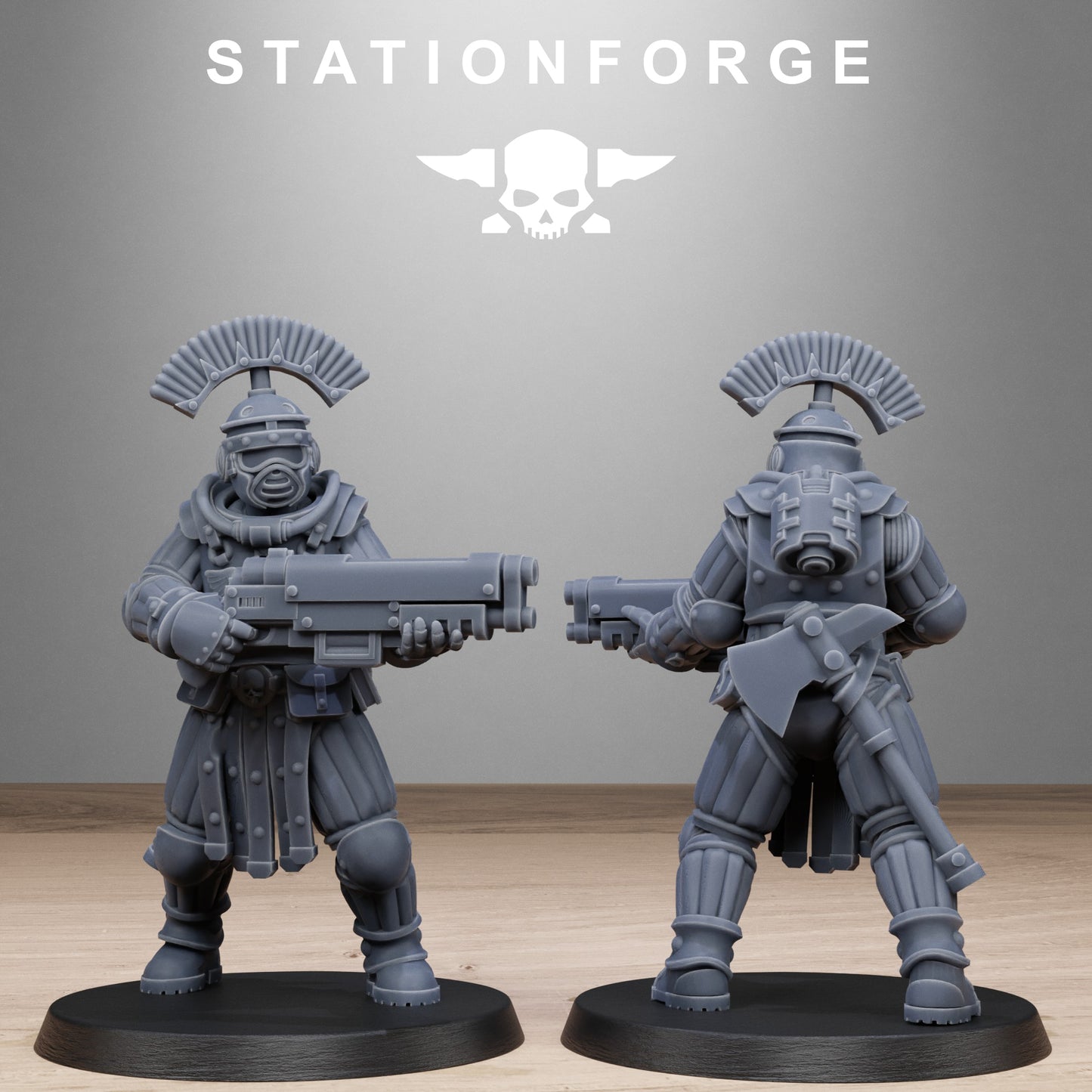 3D Printed GrimCorp Voidliners by StationForge Miniatures
