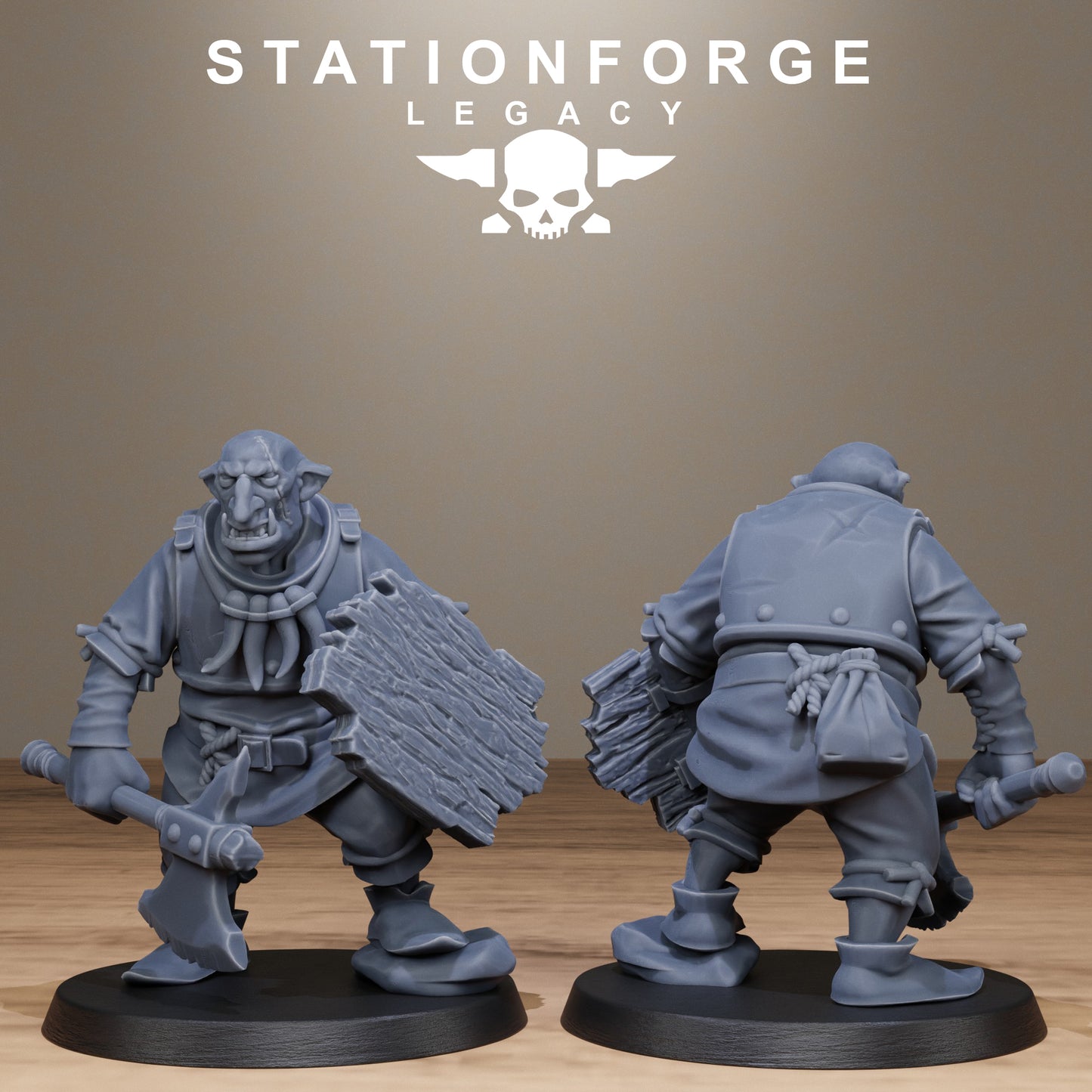 3D Printed Chaosvale Hobgoblins by StationForge Legacy Miniatures
