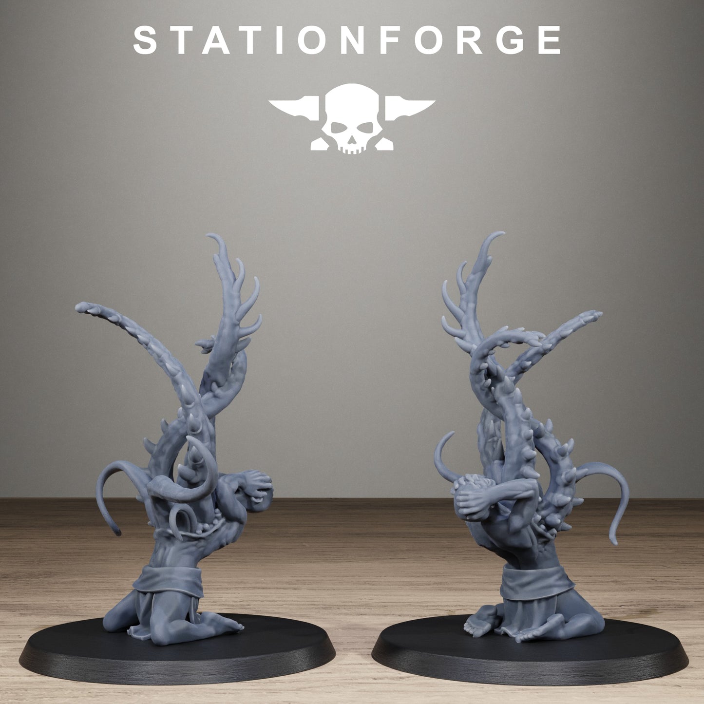 3D Printed Corrupted Guard Demon Possessed by StationForge Miniatures