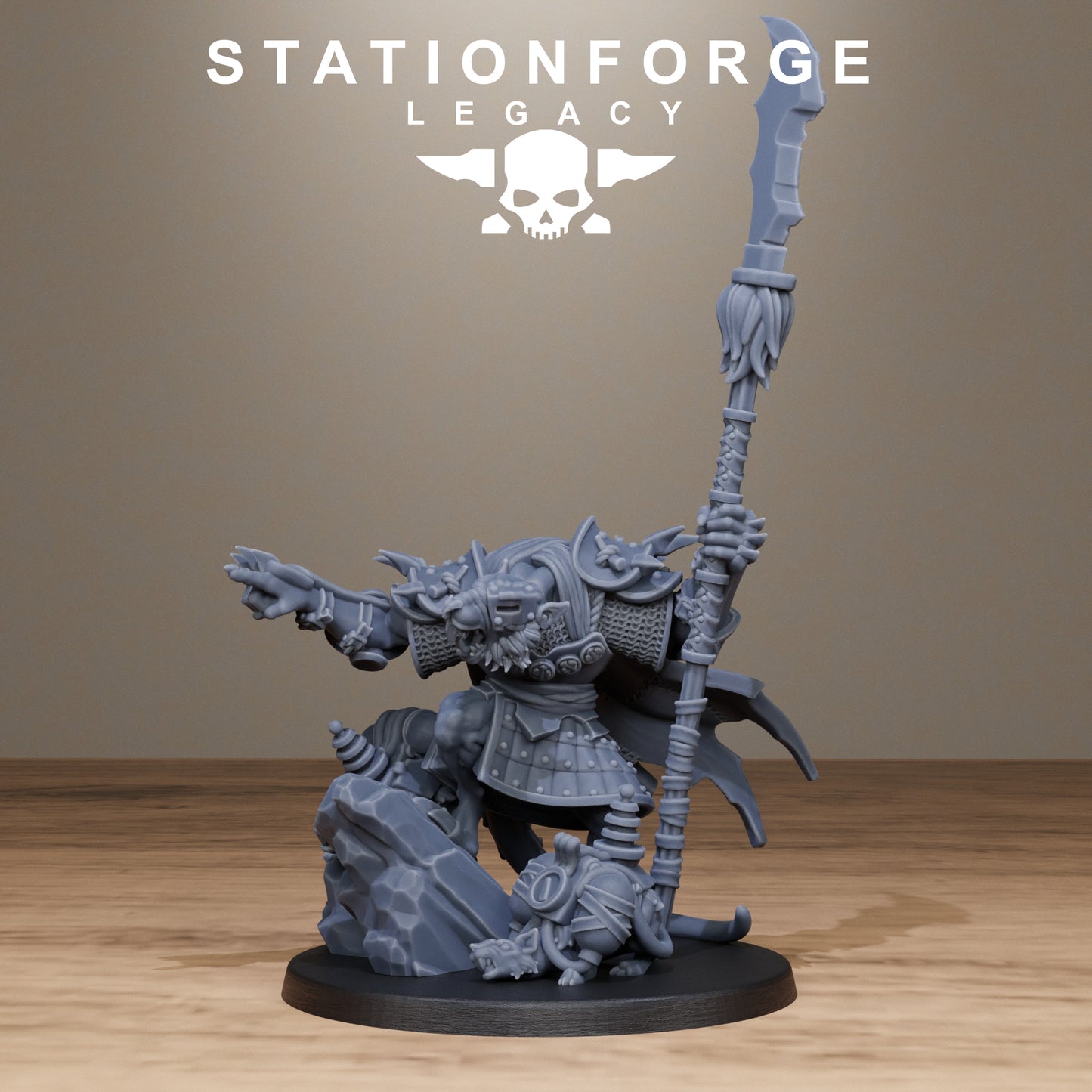 3D Printed Rotfang Master by StationForge Legacy Miniatures