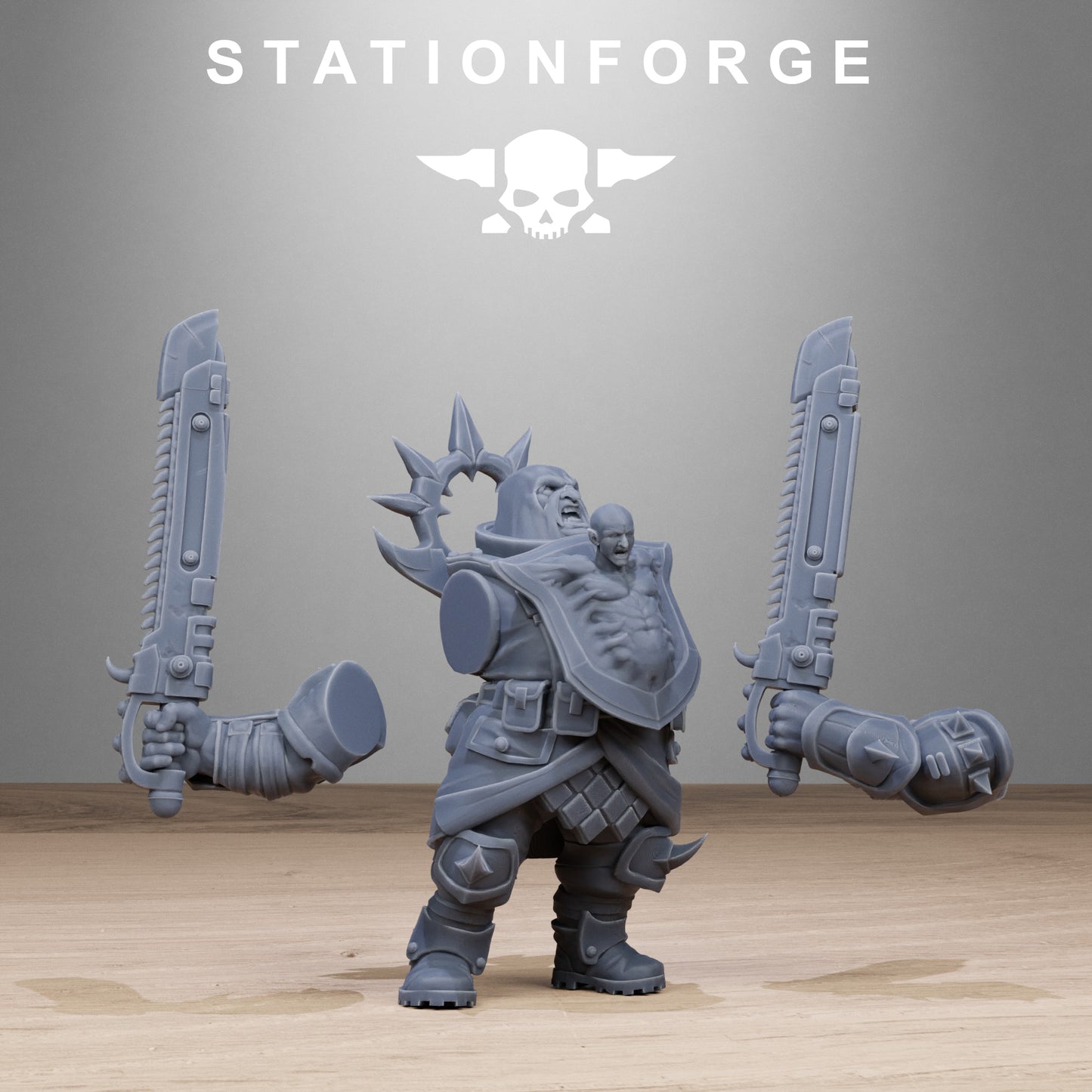 3D Printed Corrupted Guard Ogres by StationForge Miniatures