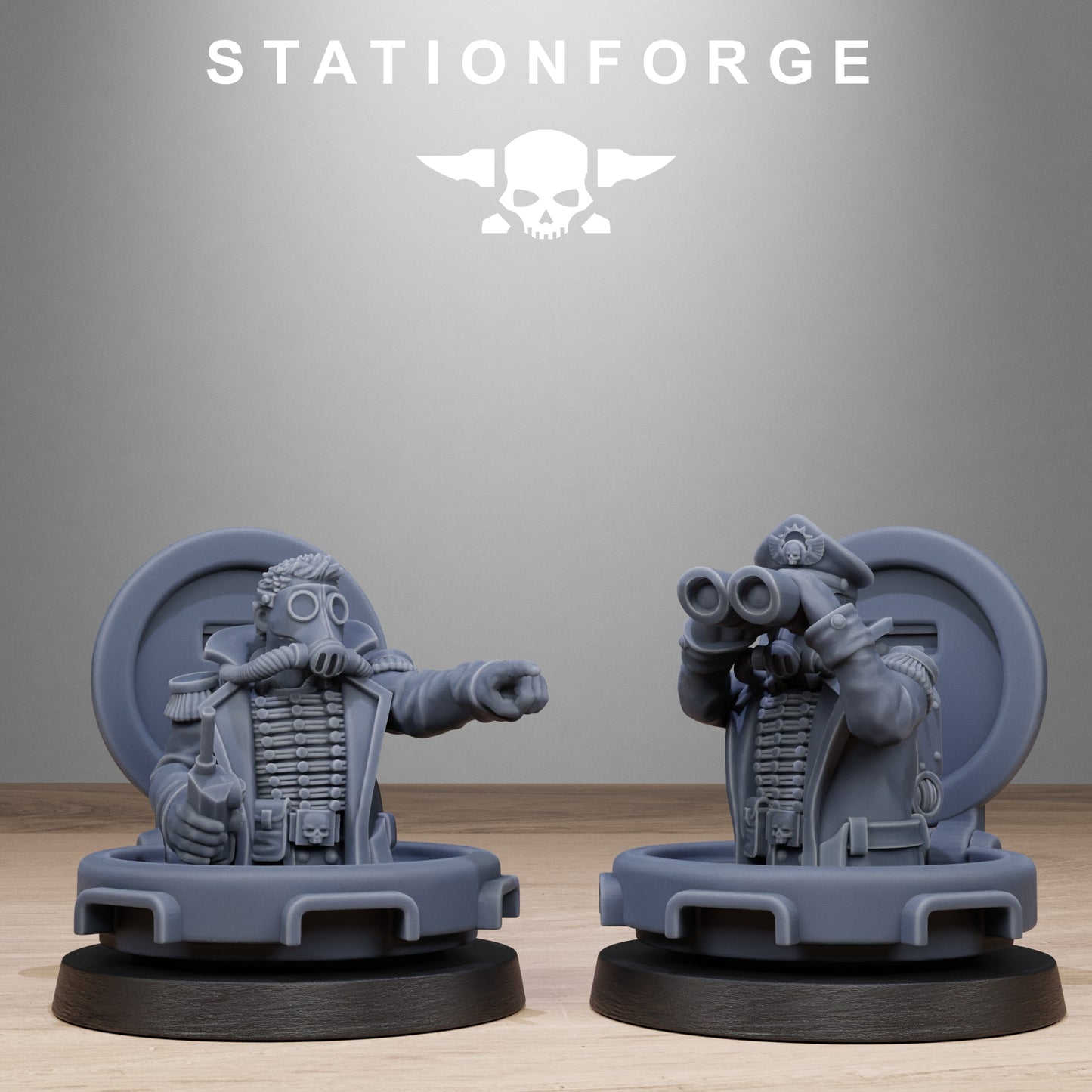 3D Printed Tank Commanders by Stationforge Miniatures
