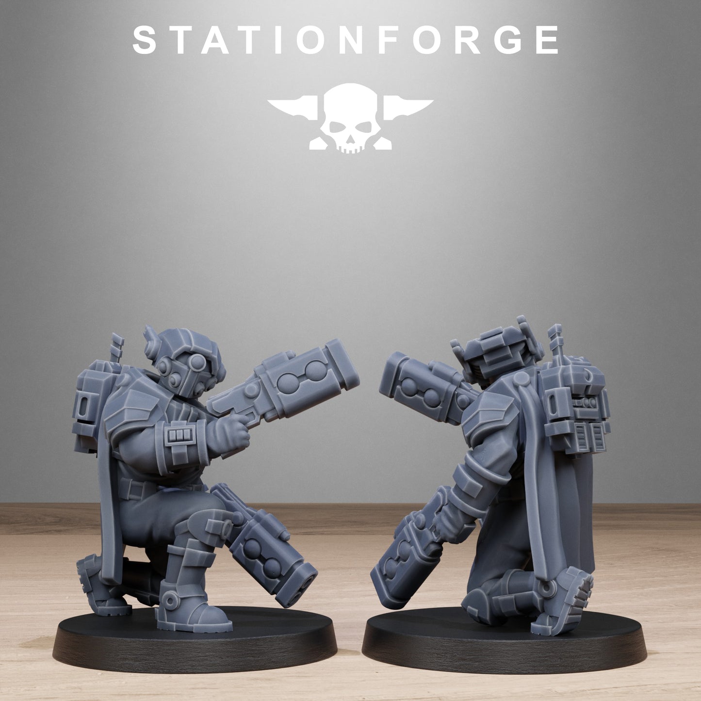 3D Printed Tarion PIstoleers by StationForge Miniatures
