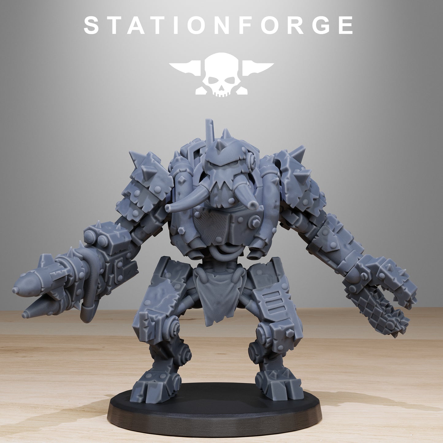 3D Printed Orkaz Bot Infantry by StationForge Miniatures (Copy)