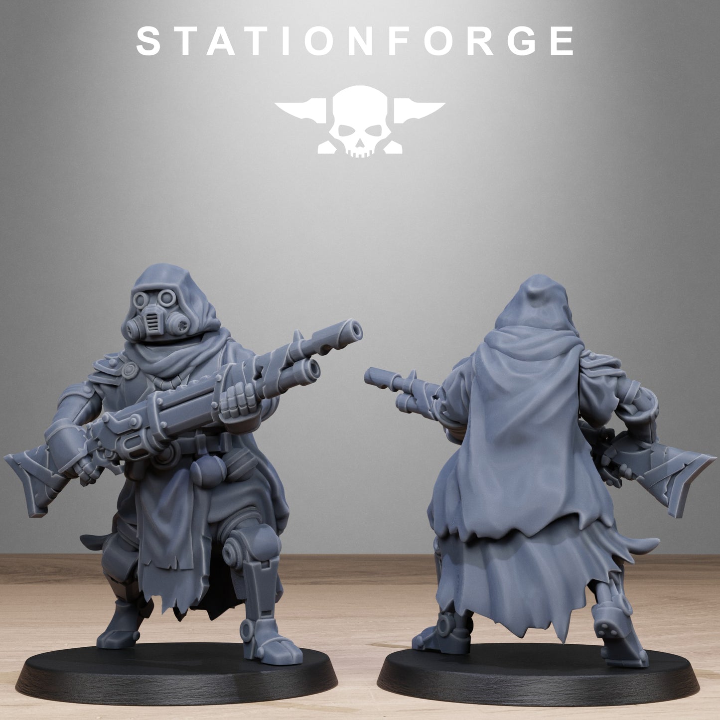 3D Printed Scavenger Tech Magicians x10 by StationForge Miniatures