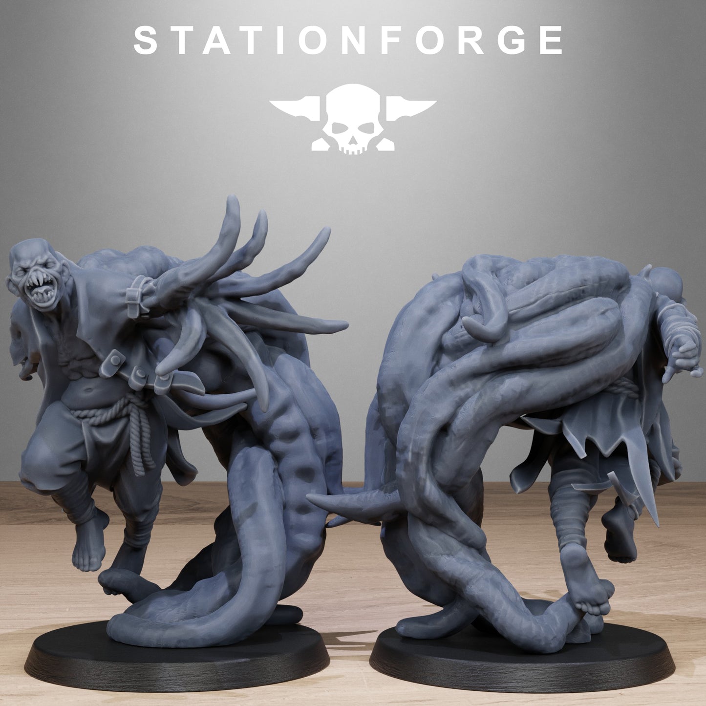 3D Printed Corrupted Guard Butchers by StationForge Miniatures