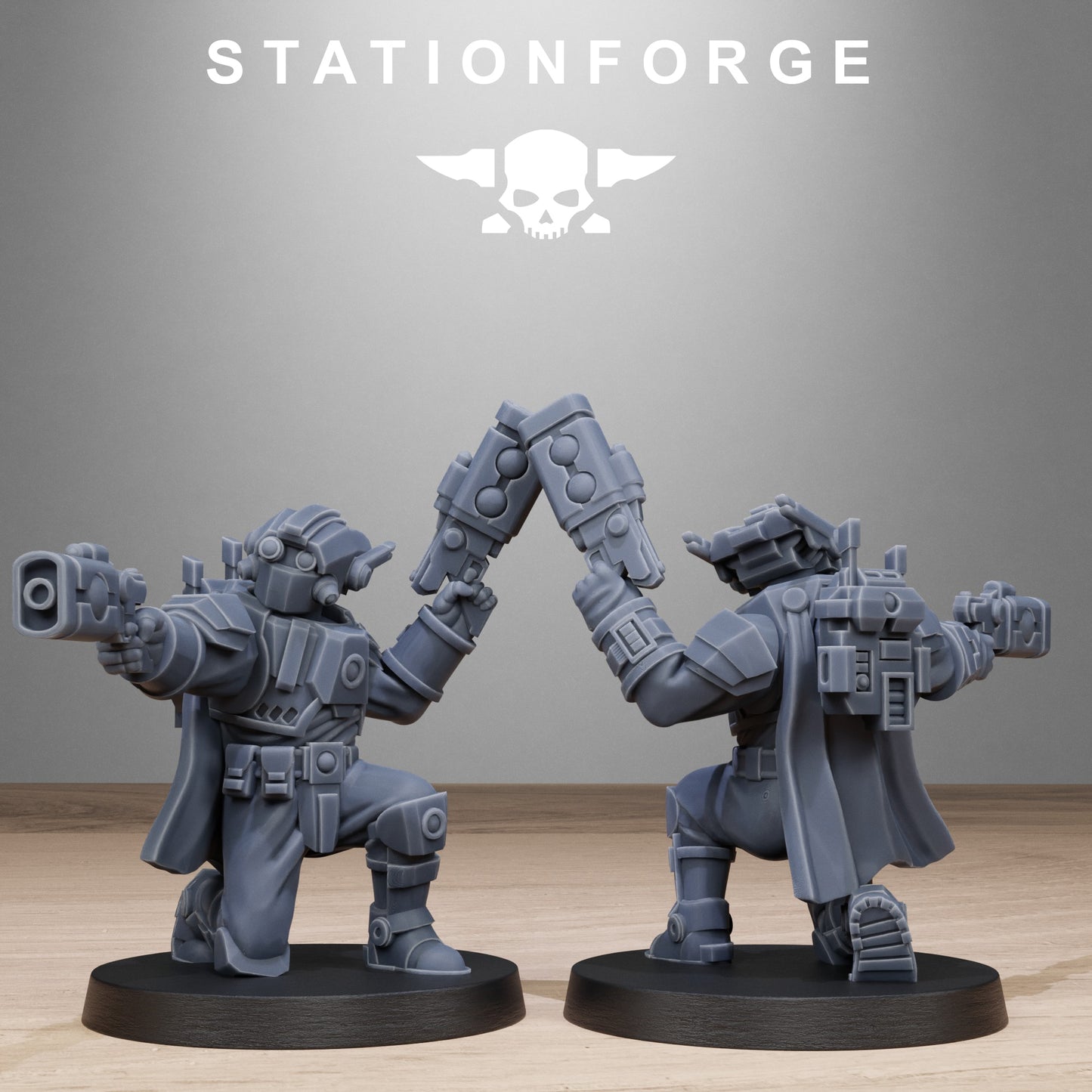 3D Printed Tarion PIstoleers by StationForge Miniatures