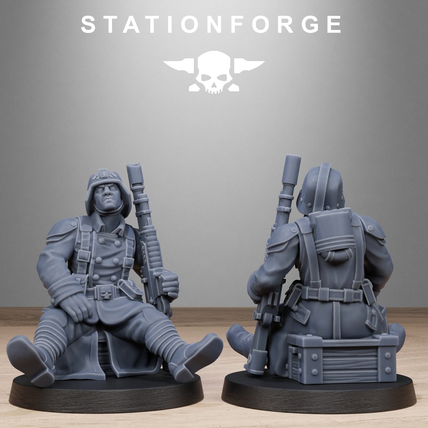 3D Printed GrimGuard Battlefront by StationForge Miniatures