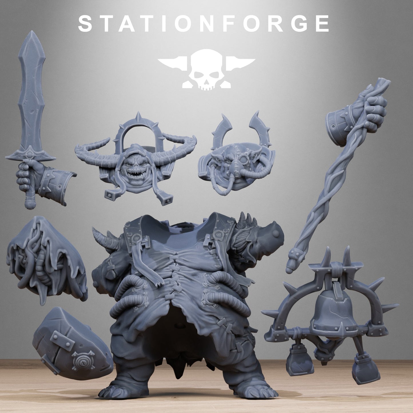 3d Printed Corrupted Lord of Filth by Stationforge Miniatures