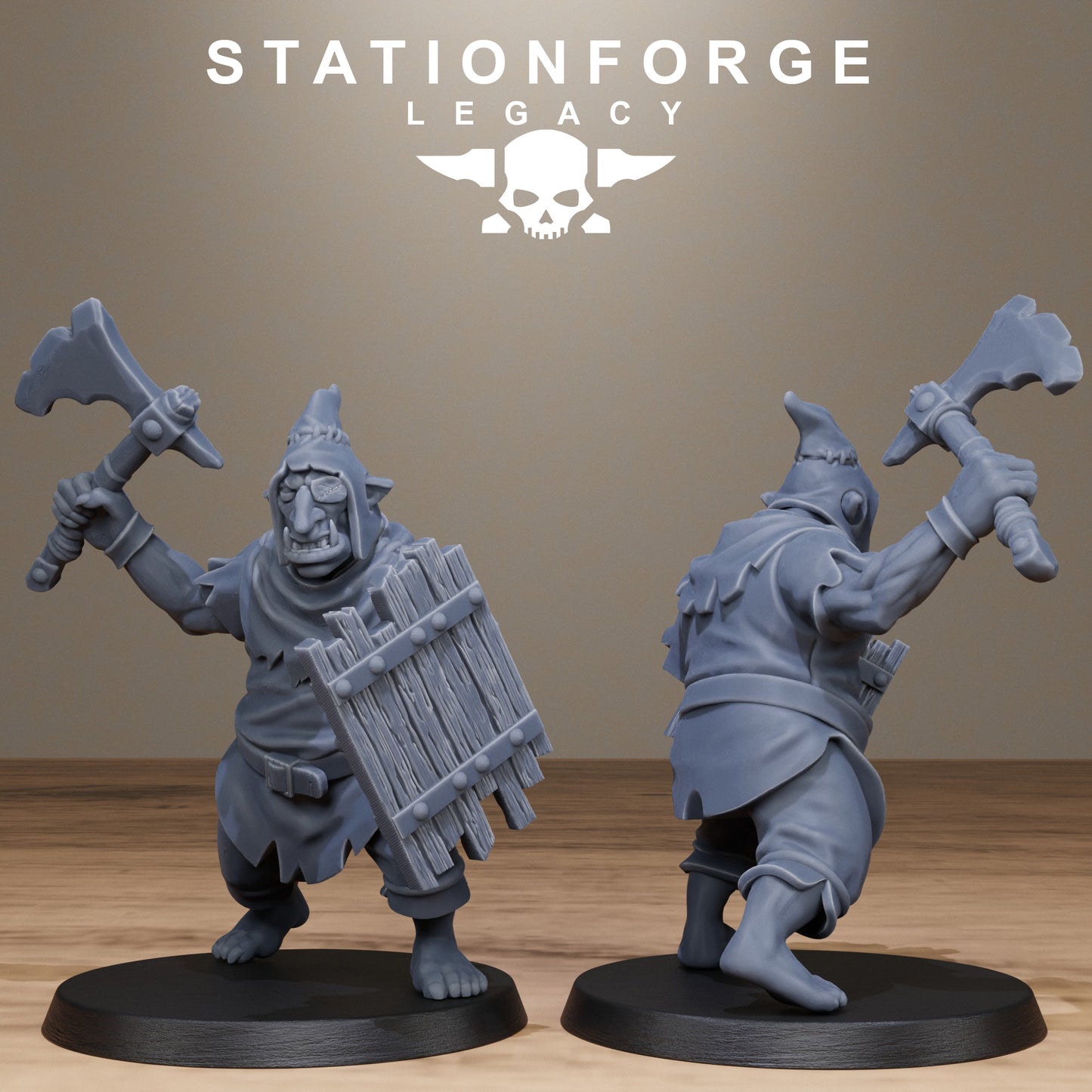 3D Printed Chaosvale Hobgoblins by StationForge Legacy Miniatures