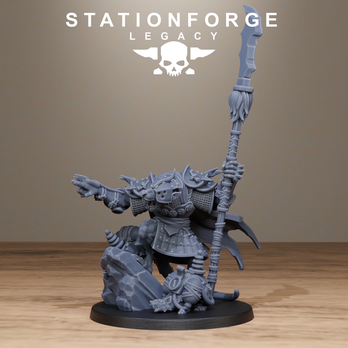 3D Printed Rotfang Master by StationForge Legacy Miniatures