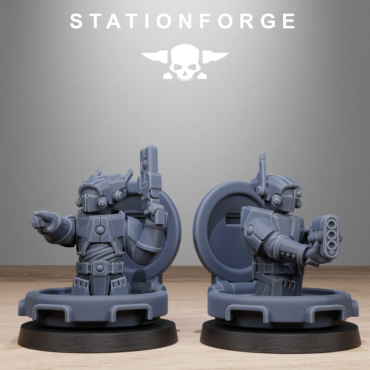 3D Printed Tank Commanders by Stationforge Miniatures
