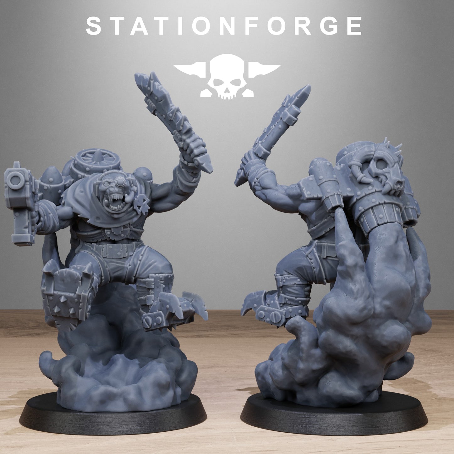 3D Printed Orkaz Flyers by StationForge Miniatures