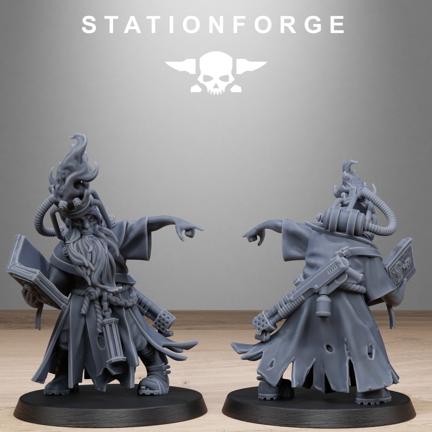 3D Printed GrimCorp Firers by StationForge Miniatures