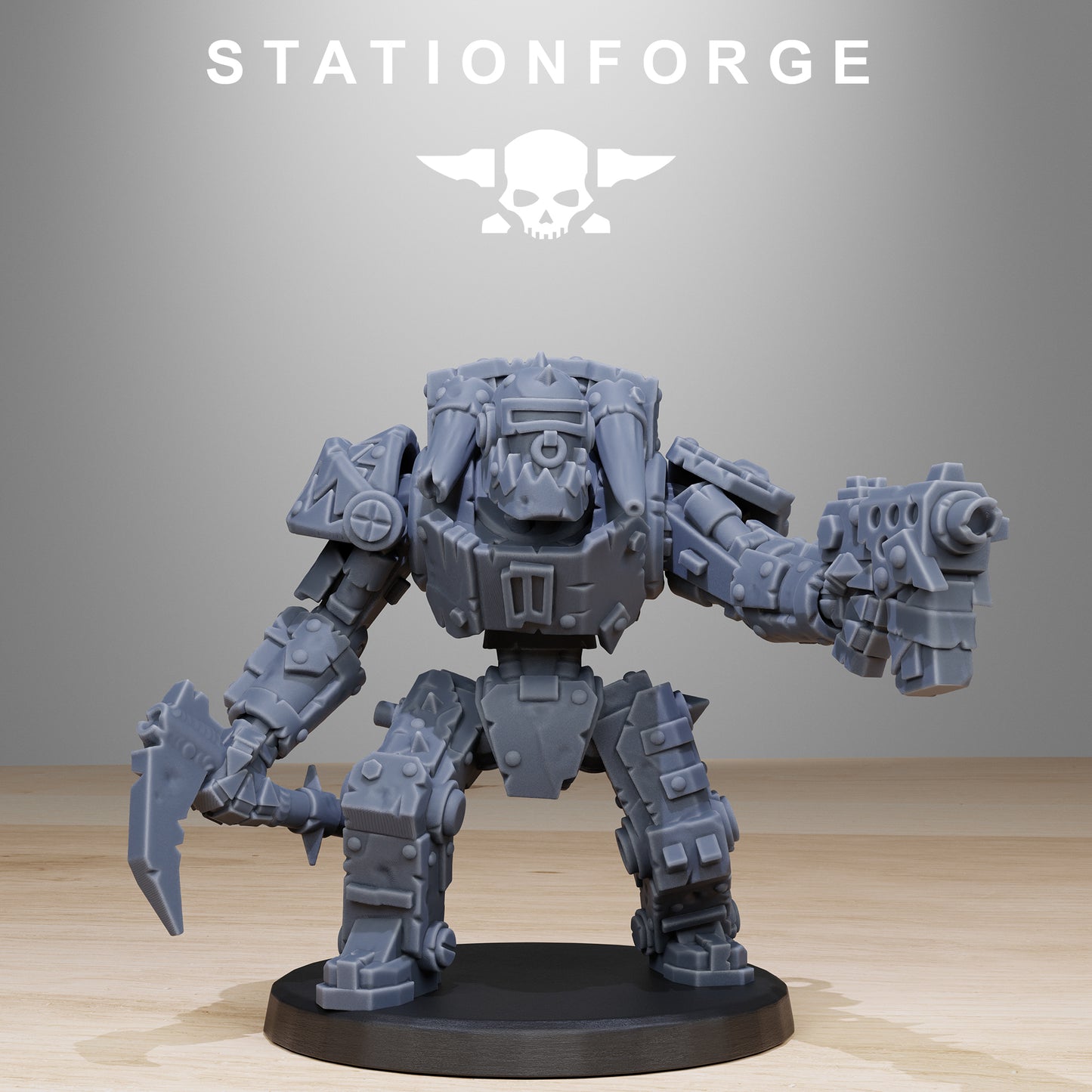 3D Printed Orkaz Bot Infantry by StationForge Miniatures (Copy)