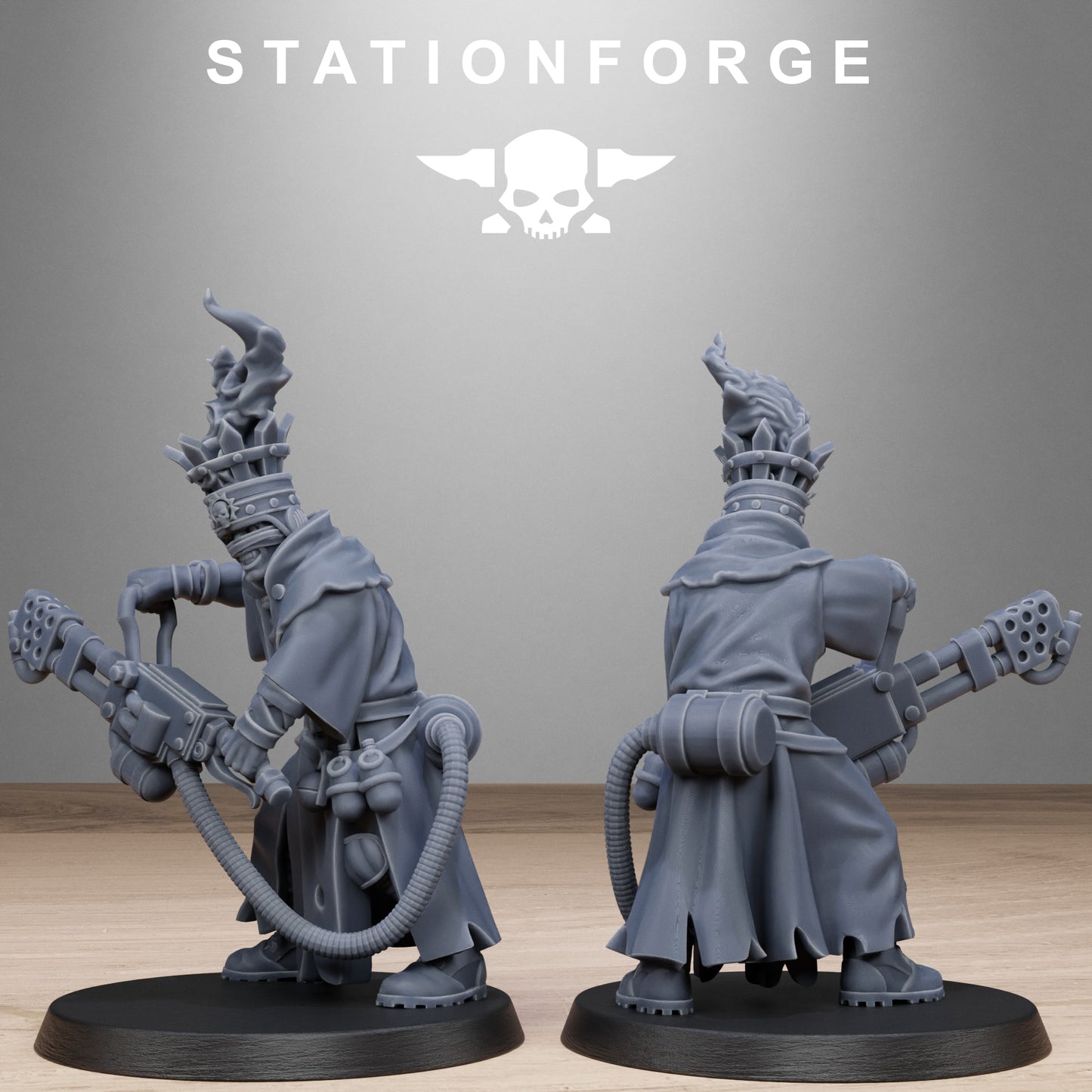 3D Printed GrimCorp Firers by StationForge Miniatures