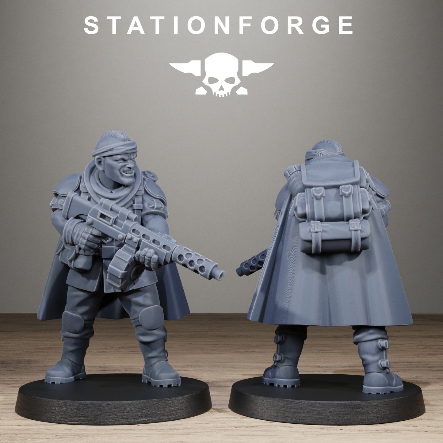 3D Printed FreeGuard Siege Infantry by StationForge Miniatures