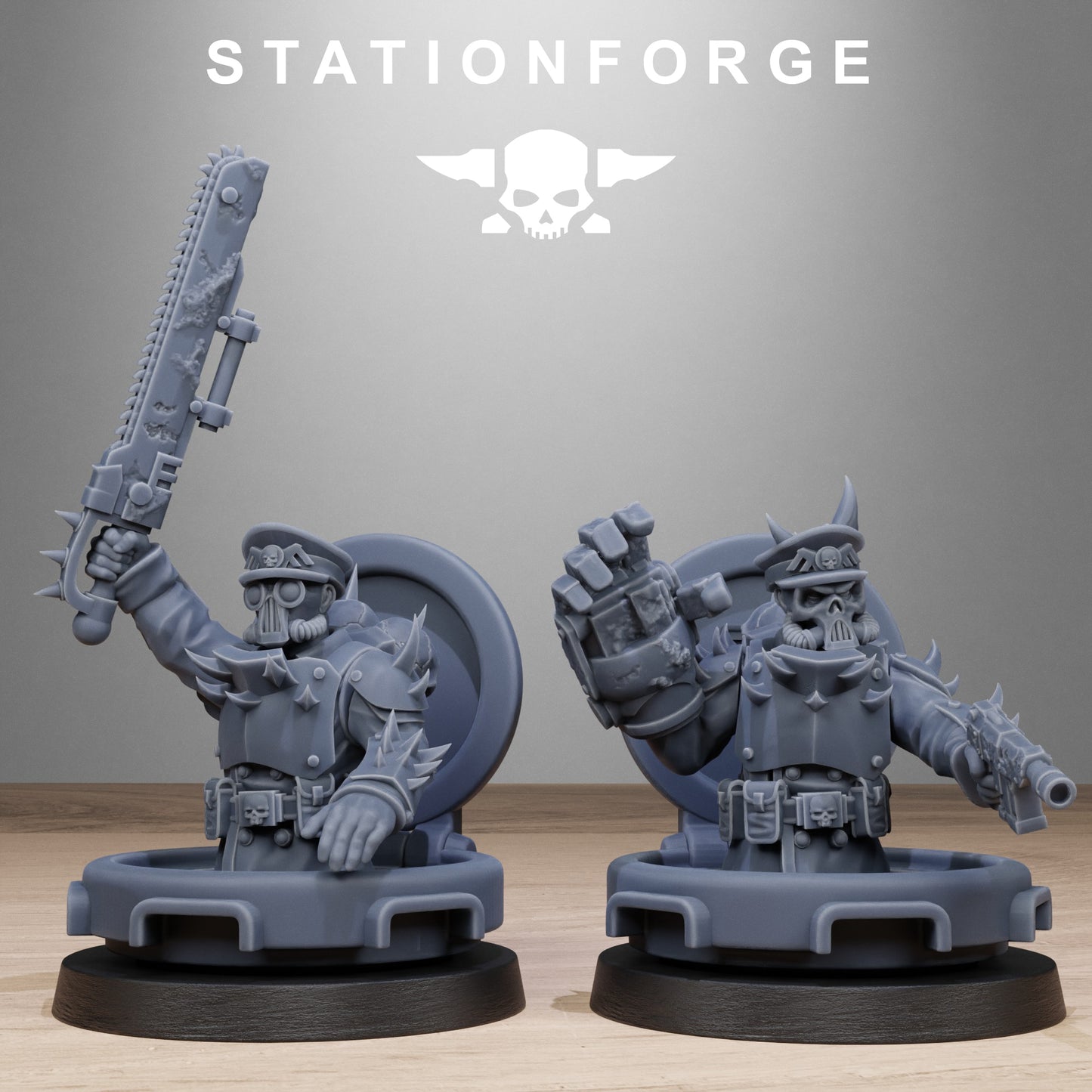 3D Printed Tank Commanders by Stationforge Miniatures
