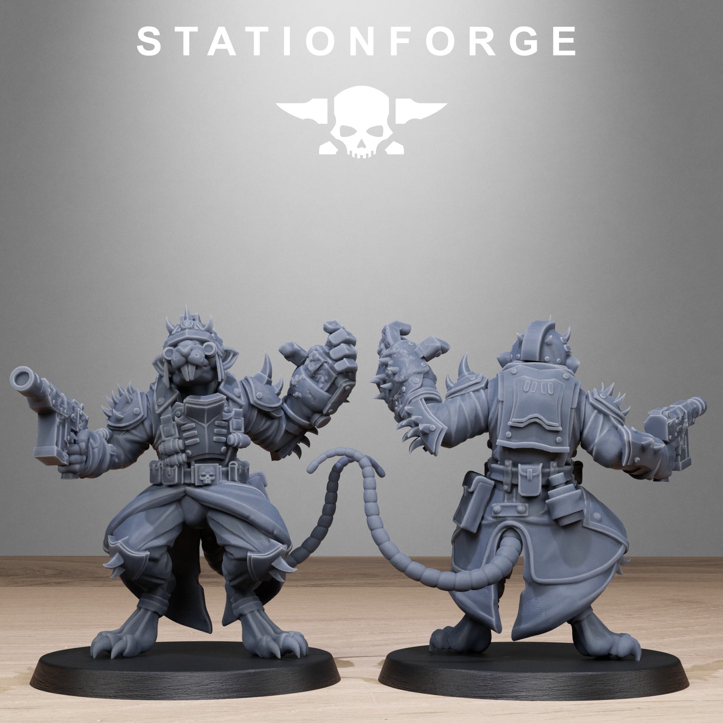 3D Printed Corrupted Guard Raticus by StationForge Miniatures
