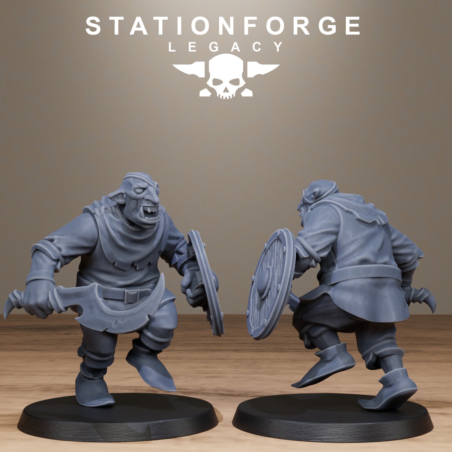 3D Printed Chaosvale Hobgoblins by StationForge Legacy Miniatures