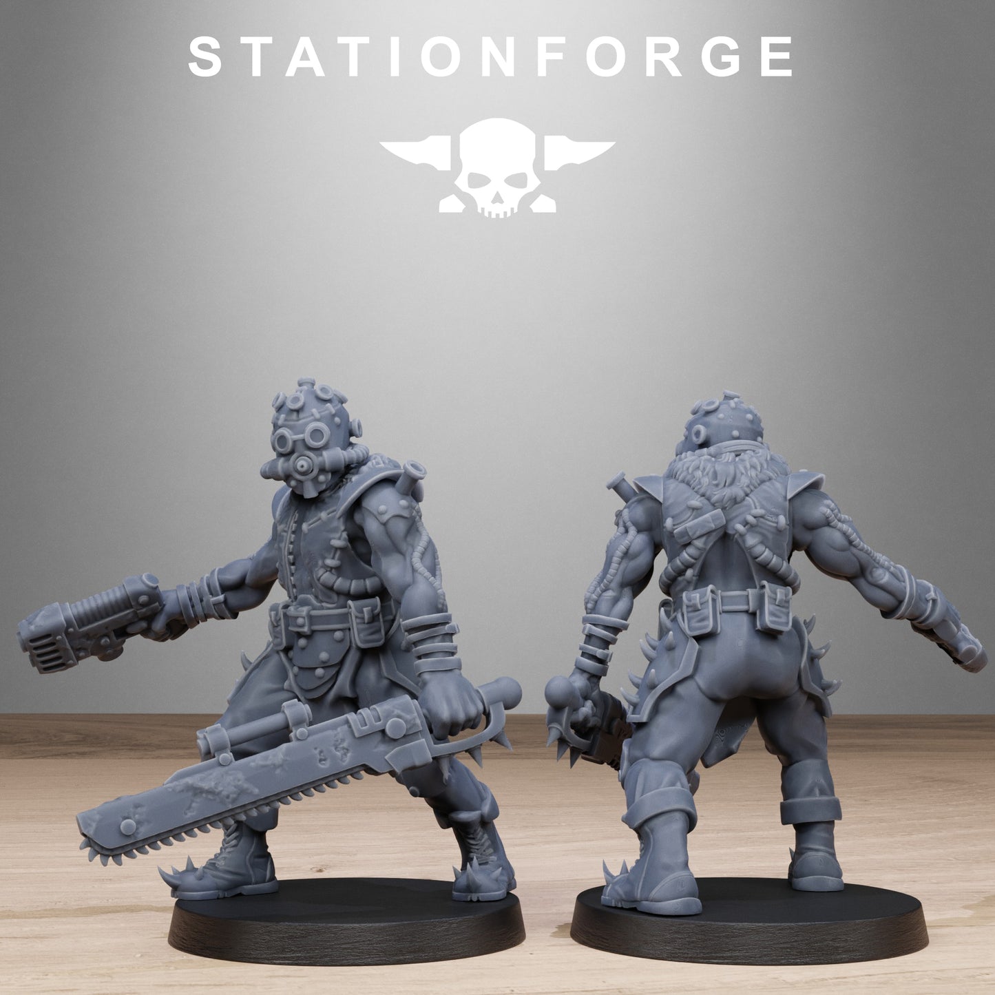 3D Printed Corrupted Spikers by StationForge Miniatures
