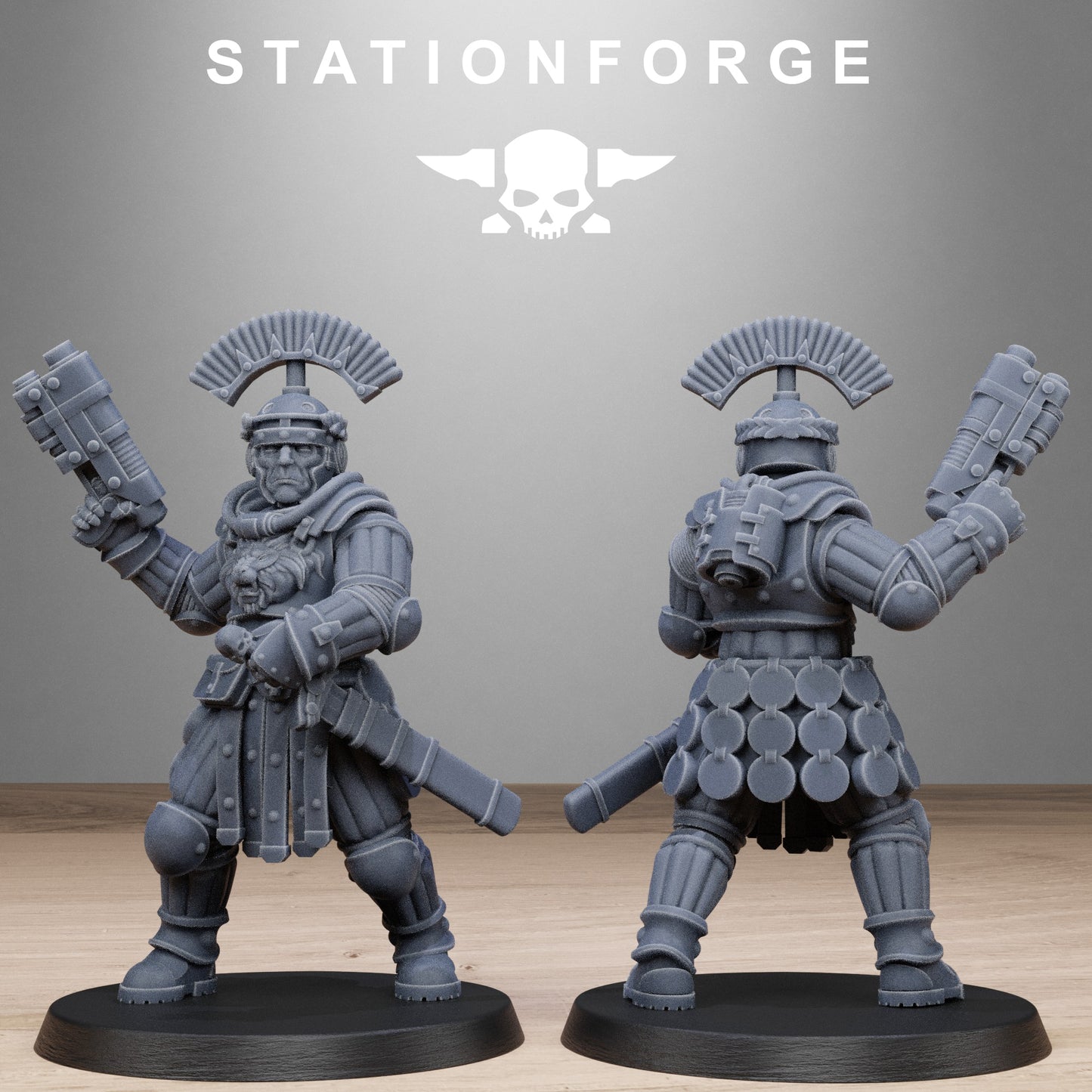 3D Printed GrimCorp Voidliners by StationForge Miniatures