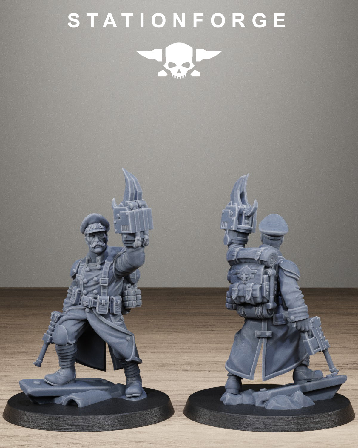 3D Printed GrimGuard Trench Raiders by StationForge Miniatures