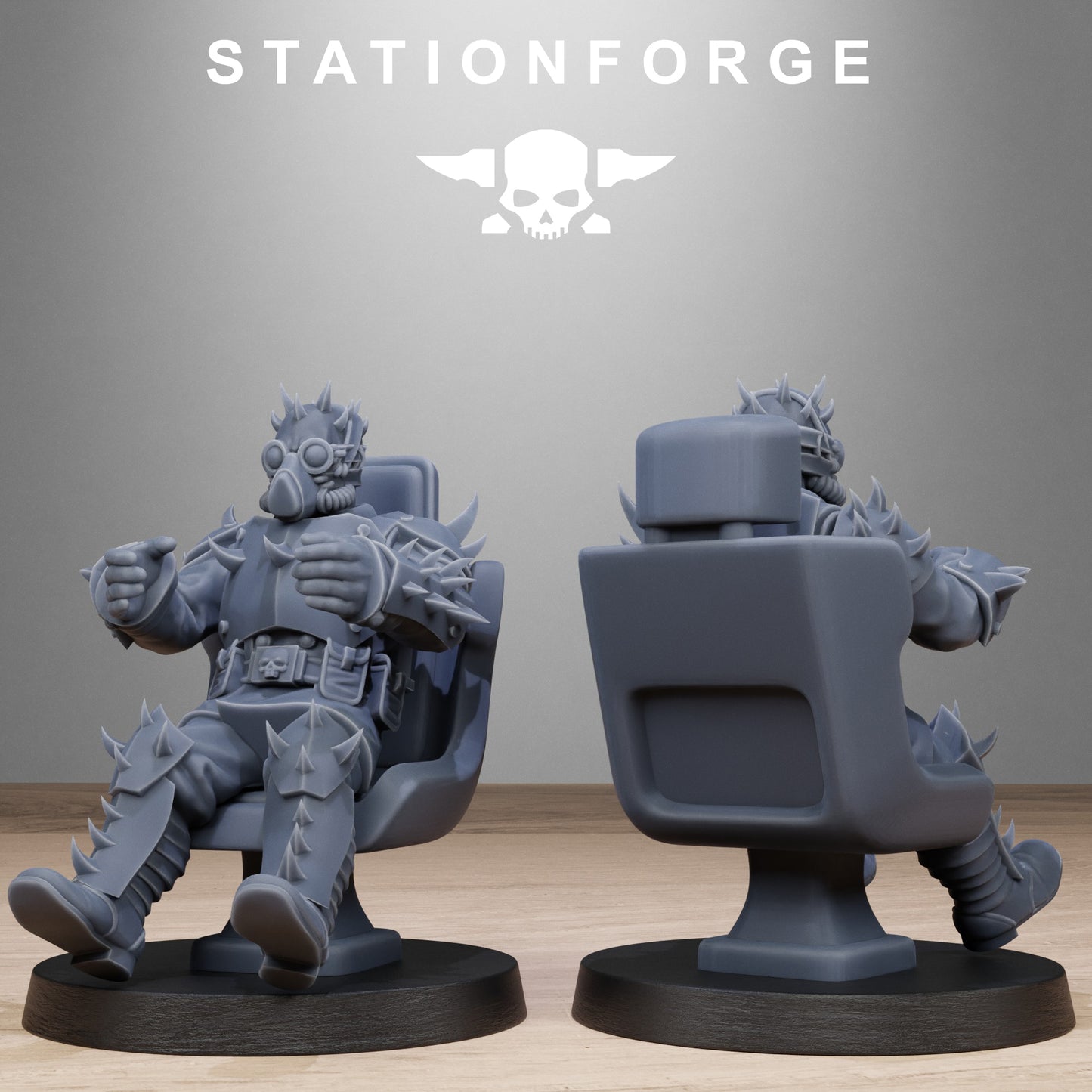 3D Printed Pilot Commanders by Stationforge Miniatures