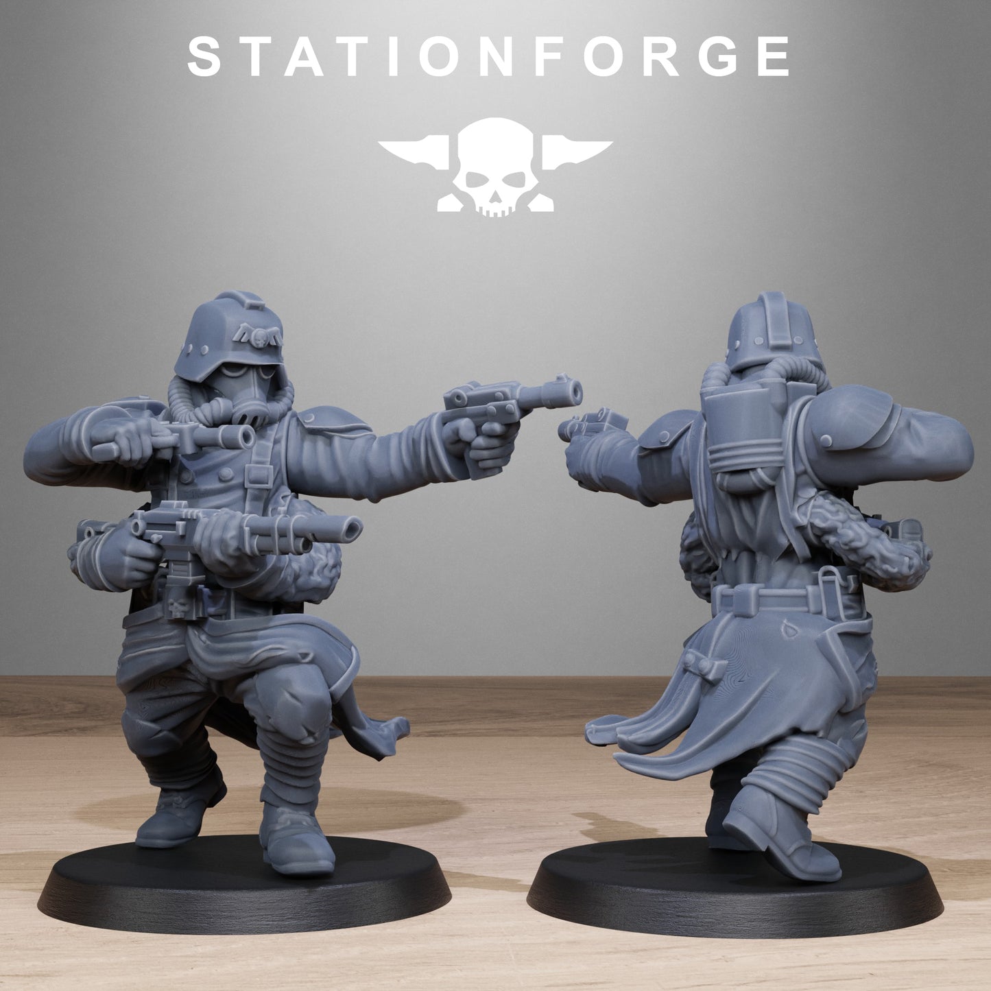 3D Printed Grimguard Radioactive Mutants by StationForge Miniatures