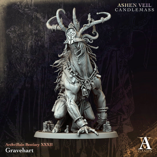 3D Printed Graveheart by Archvillain Games