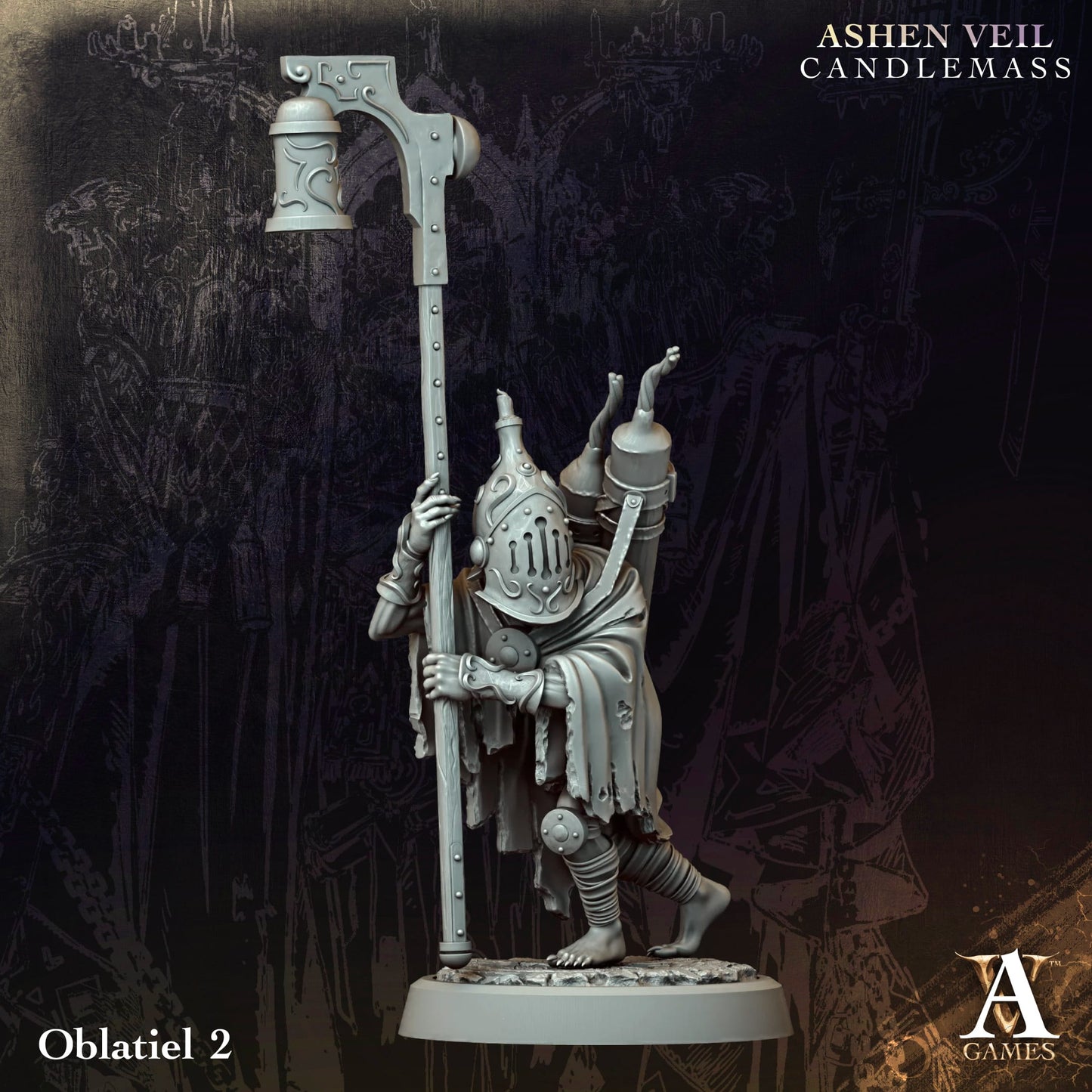 3D Printed Oblatiels by Archvillain Games