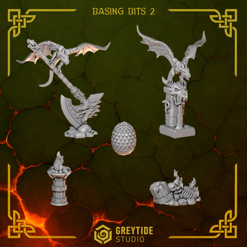 3d Printed Anvil Wardens Basing Bits by Greytide Studio