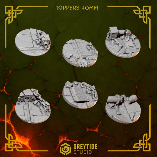 3d Printed Anvil Wardens Base Toppers by Greytide Studio