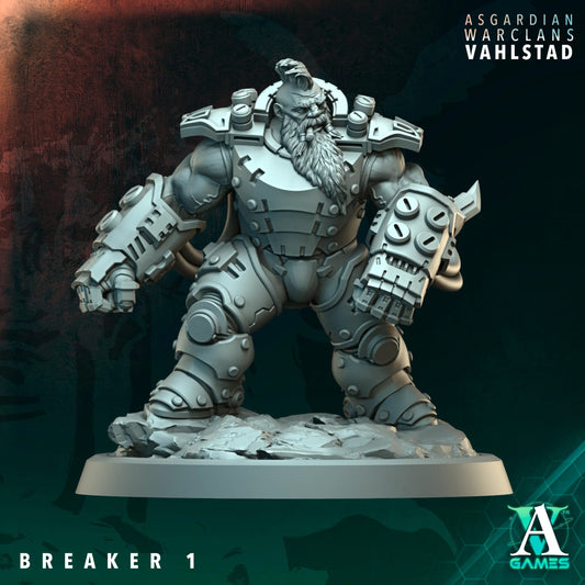 3D Printed Breakers x5 by Archvillain Games