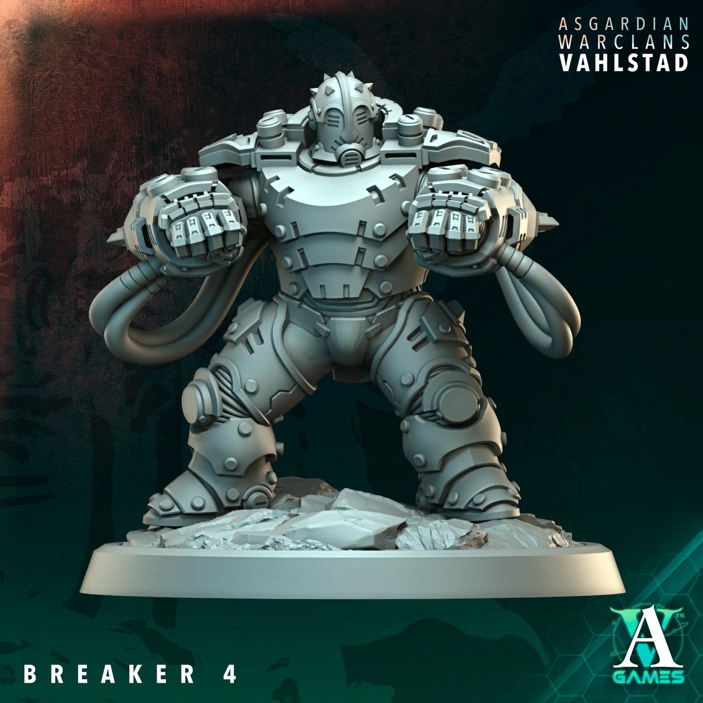 3D Printed Breakers x5 by Archvillain Games