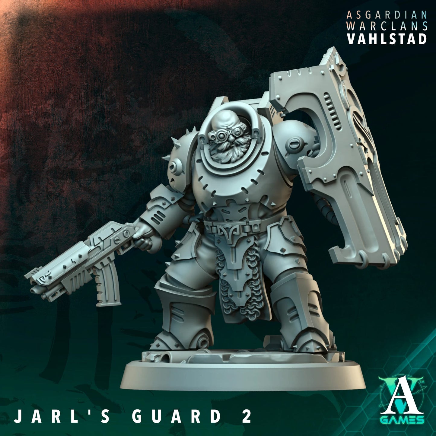 3D Printed Jarl's Guard x10 by Archvillain Games
