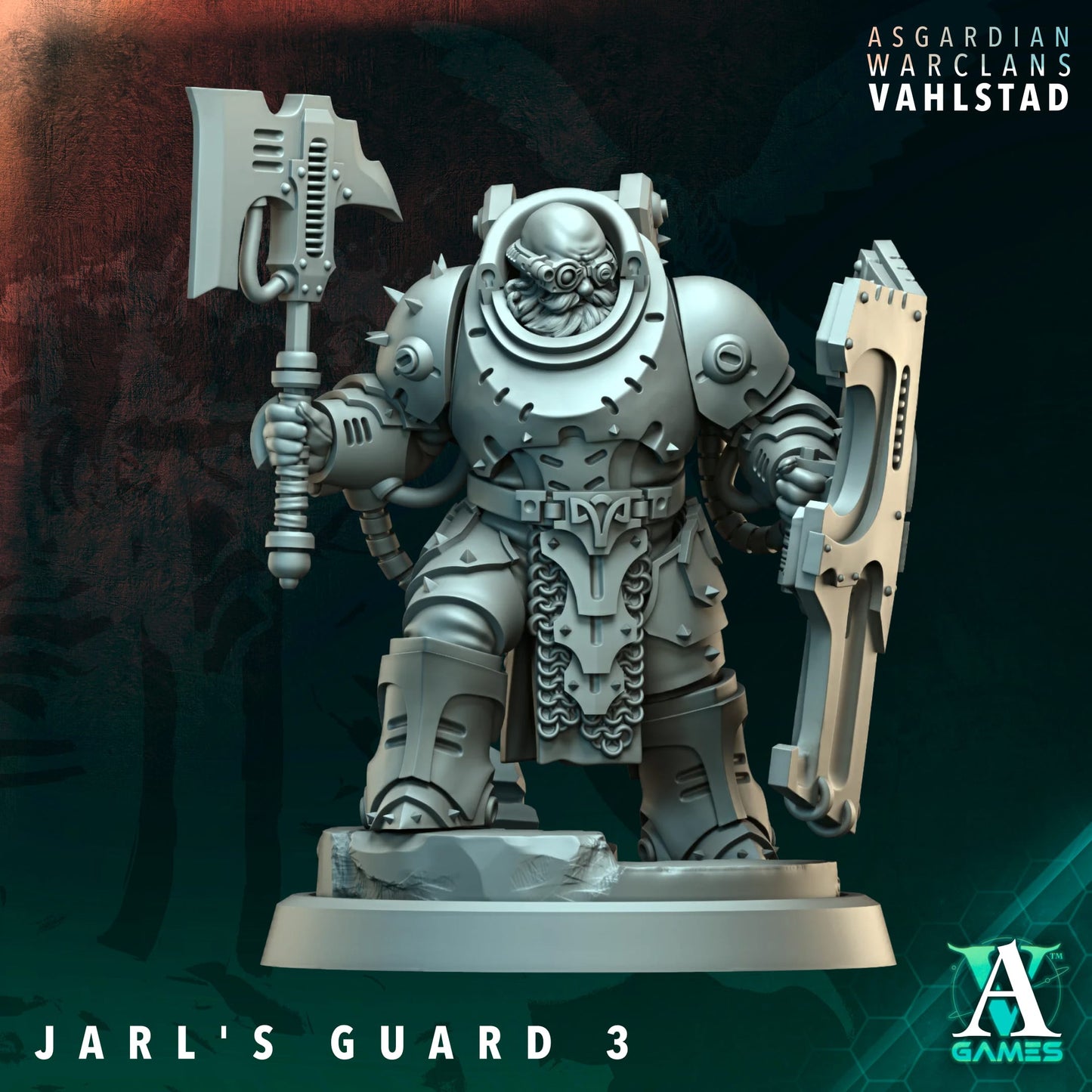 3D Printed Jarl's Guard x10 by Archvillain Games