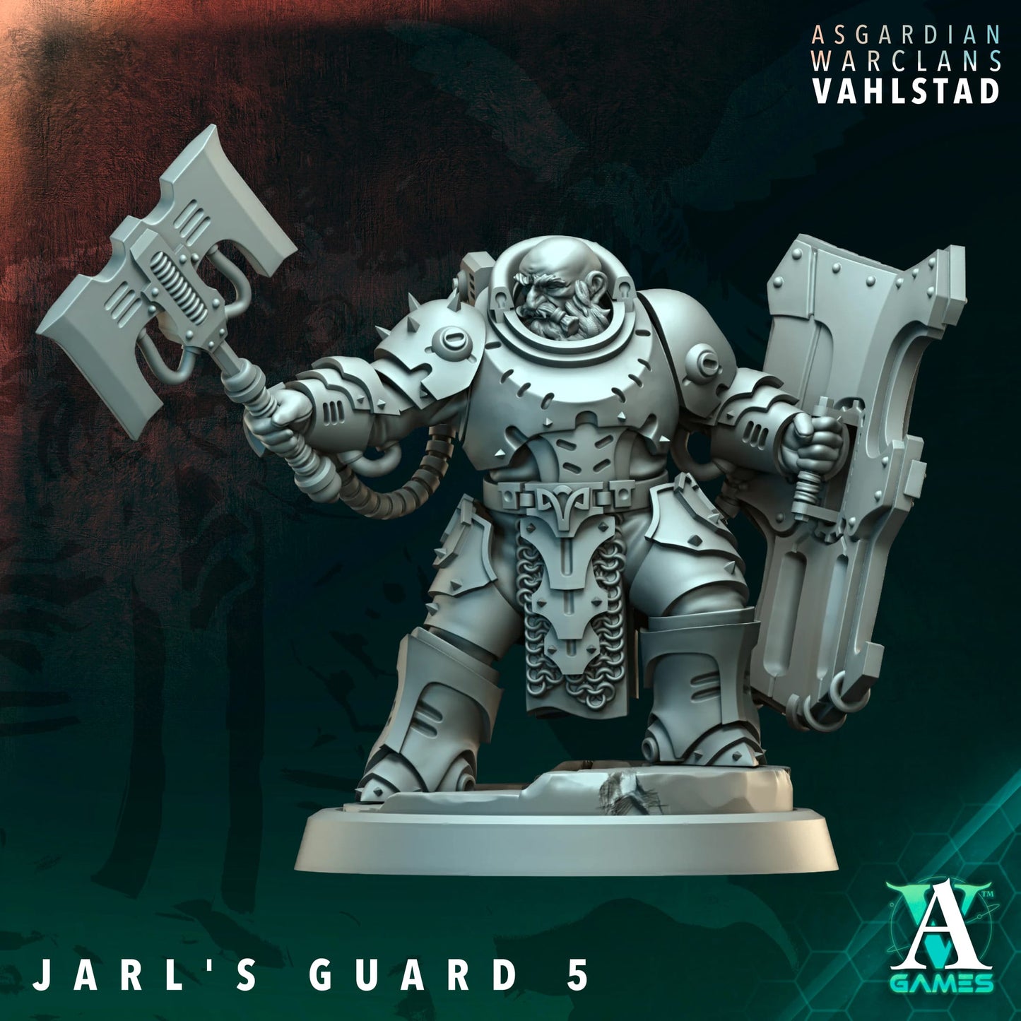 3D Printed Jarl's Guard x10 by Archvillain Games