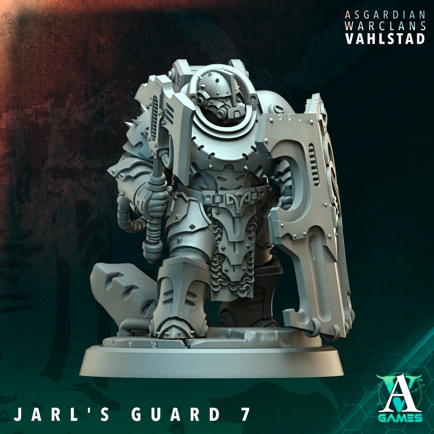 3D Printed Jarl's Guard x10 by Archvillain Games