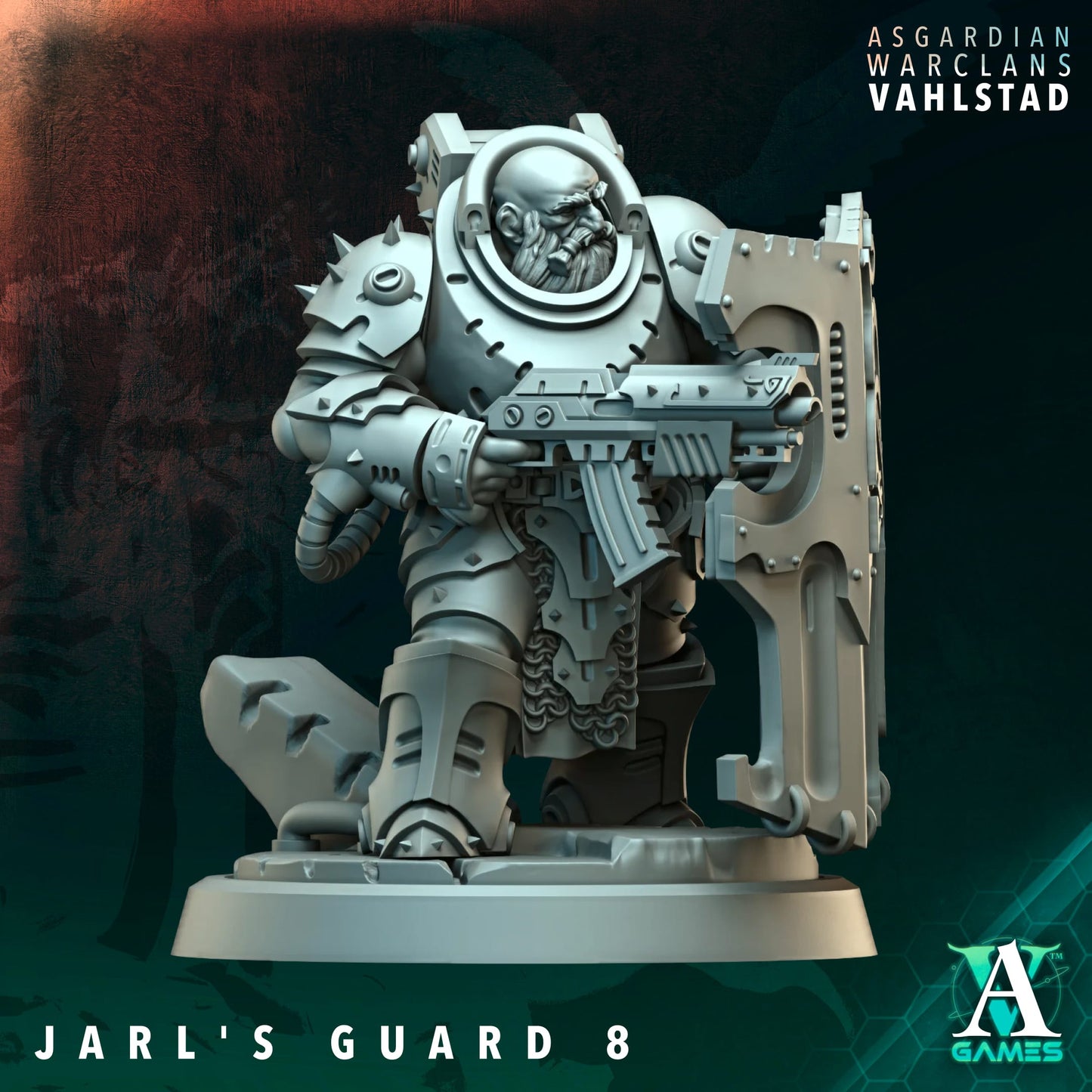 3D Printed Jarl's Guard x10 by Archvillain Games