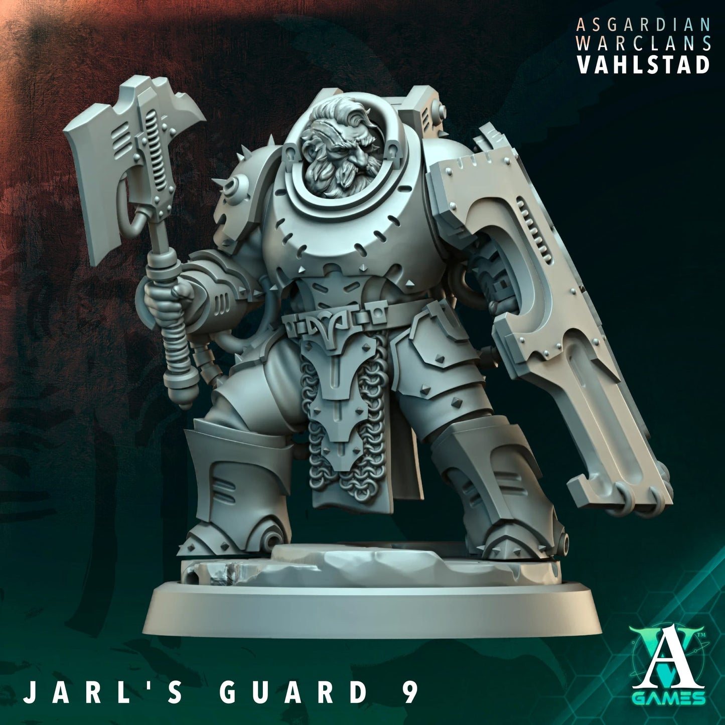 3D Printed Jarl's Guard x10 by Archvillain Games