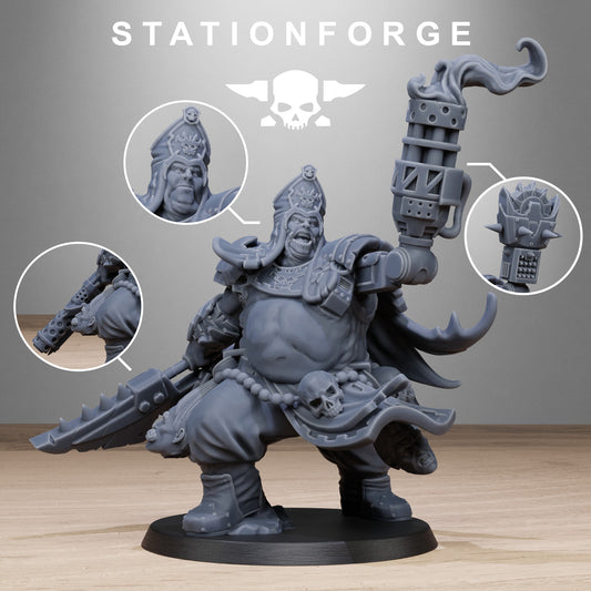 3D Printed Corrupted Guard Unholy Priest by StationForge Miniatures