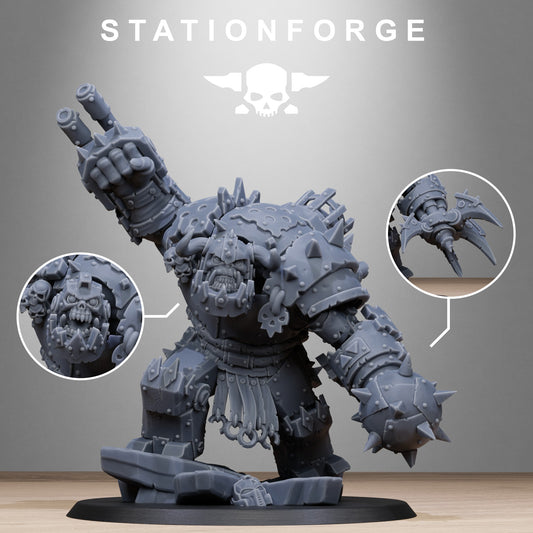 3D Printed Orkaz Metjaw Boss by StationForge Miniatures