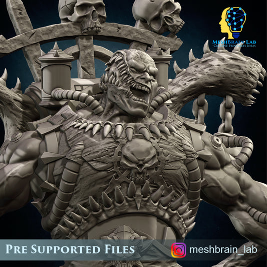 3d Printed Doom Marine Demonhost By Meshbrain Labs Miniatures