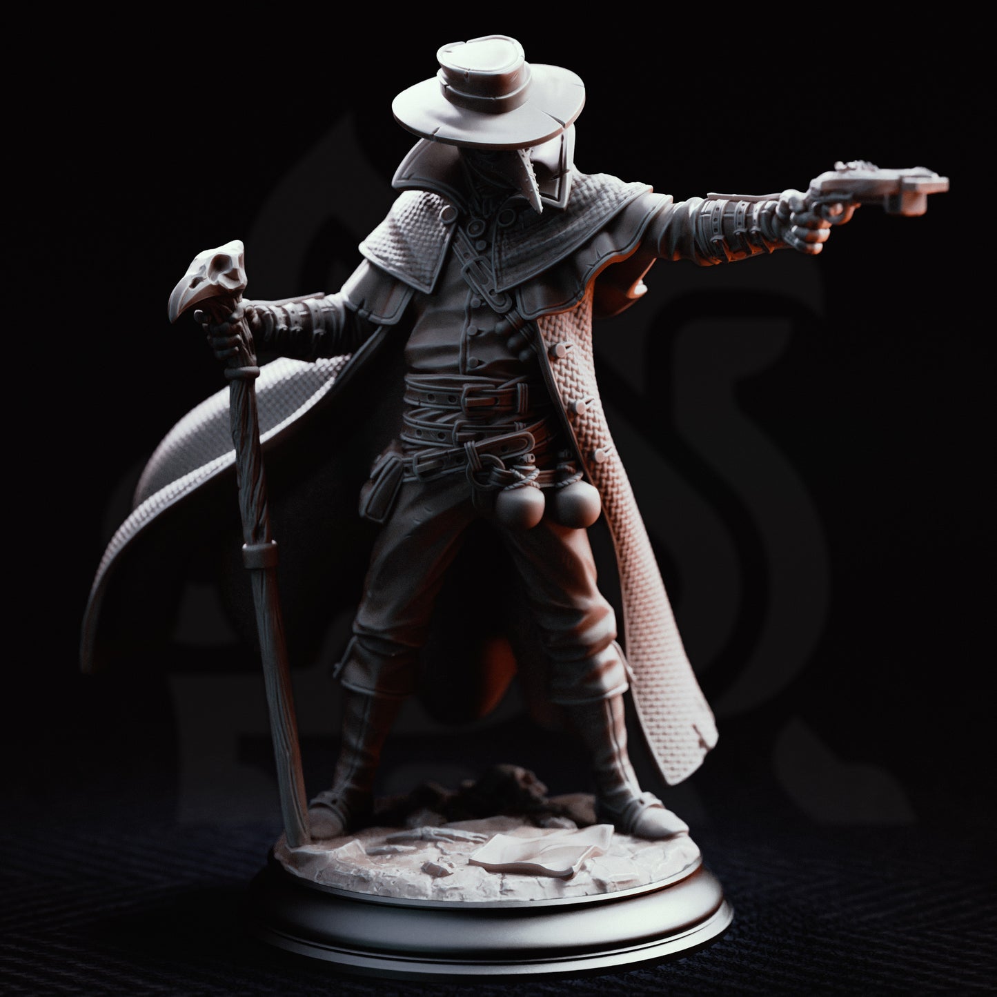 3D Printed Deranged Plague Doctor by DM Stash